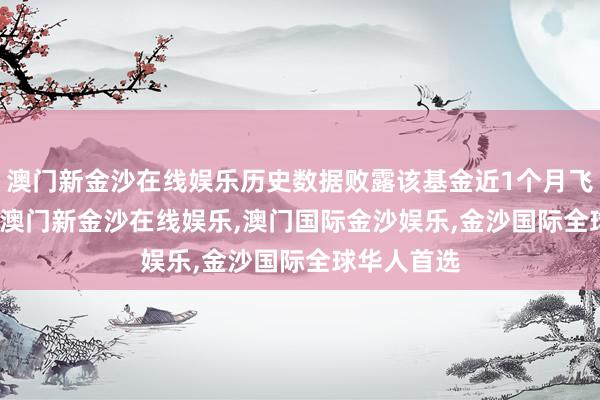 澳门新金沙在线娱乐历史数据败露该基金近1个月飞腾9.96%-澳门新金沙在线娱乐,澳门国际金沙娱乐,金沙国际全球华人首选